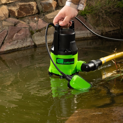 Дренажный насос для грязной воды СДН650-35, 650 Вт, напор 8 м, 11000 л/ч Сибртех фото 14