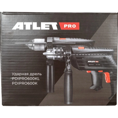 Профессиональная ударная дрель ATLET PRO PDIPRO600K 600 Вт ключевой патрон фото 11