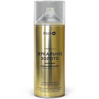 Эмаль аэрозоль для декора и мебели Elcon быстросохнущая зеркальное золото 520 мл