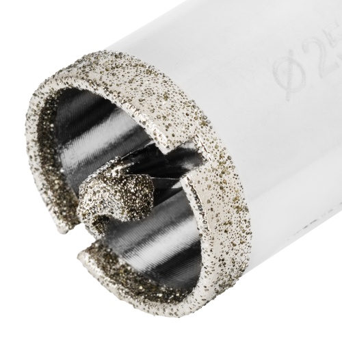 Сверло алмазное по керамограниту, 25 х 67 мм, трехгранный хвостовик Matrix фото 5