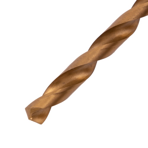 Сверло по металлу, 8 мм, HSS, нитридтитановое покрытие, цилиндрический хвостовик Matrix фото 3