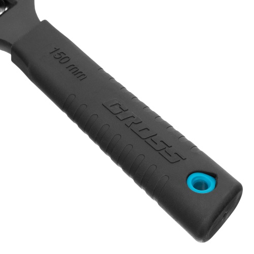 Ключ разводной, 150 мм, CrV, тонкие губки, защитные насадки Gross фото 5