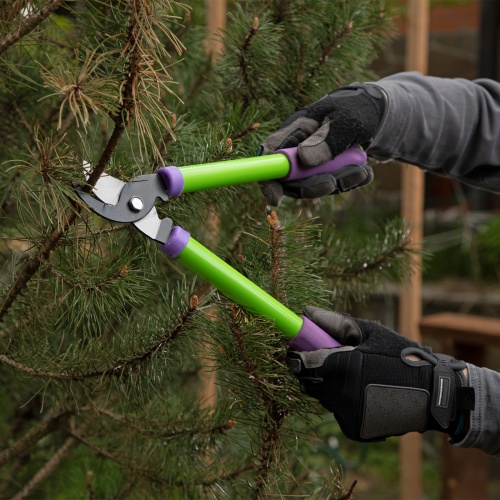 Сучкорез прямого реза, 350 мм, стальные обрезиненные рукоятки, Palisad фото 7