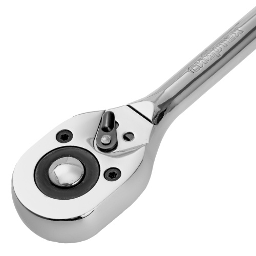 Ключ-трещотка 1/2", 45 зубьев, с быстрым сбросом, CrV, хром Сибртех фото 5