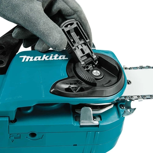 Пила цепная аккумуляторная Makita LXT BL 2x18 В, 14"/35 см, 3/8", 1.1 мм, 20 м/с, XPT, (2xBL1850B, DC18SH) DUC353CT2 фото 5 Пила цепная аккумуляторная Makita LXT BL 2x18 В, 14"/35 см, 3/8", 1.1 мм, 20 м/с, XPT, (2xBL1850B, DC18SH) DUC353CT2 фото 5