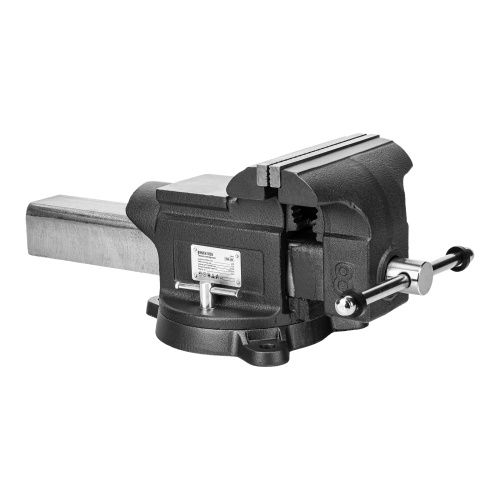 Тиски слесарные BVH-200, 200 мм, поворотные, стальная направляющая, с наковальней //Denzel фото 30