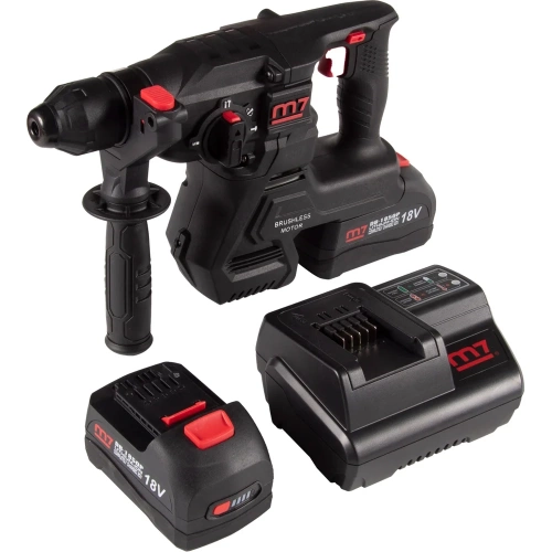 Аккумуляторный перфоратор MIGHTY SEVEN 18 В, 4 предмета, кейс DRH-101A фото 3