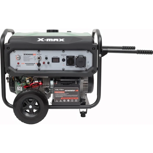 Бензиновый генератор X-MAX (7,5 кВт, электростартер, медная обмотка, с АКБ) XM9000EC