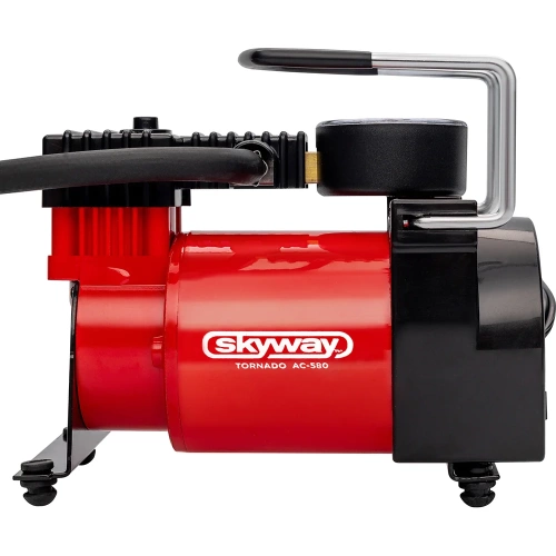 Металлический компрессор SKYWAY 40 л/мин в прикуриватель ТОРНАДО АС-580 S02001019 фото 3 Металлический компрессор SKYWAY 40 л/мин в прикуриватель ТОРНАДО АС-580 S02001019 фото 3