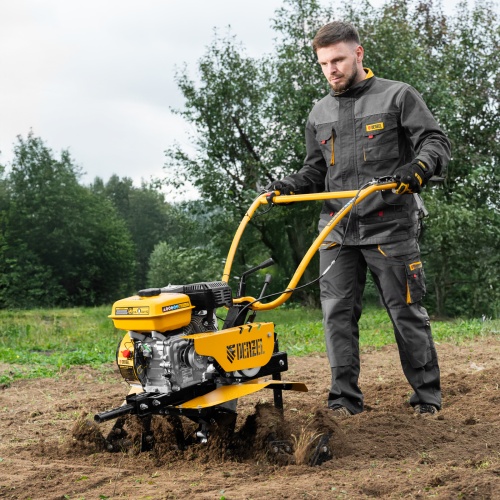 Мотоблок DPT-270S, 7 л.с., ремен.сцеп, фрез 3х4, ШОМ, передачи 2В/1Н Denzel фото 32