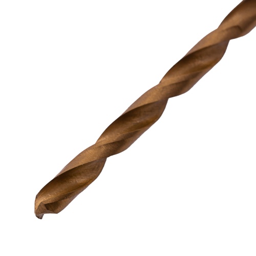 Сверло по металлу, 4.2 мм, HSS, нитридтитановое покрытие, цилиндрический хвостовик Matrix фото 3