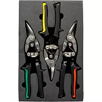 Набор ножниц по металлу IZELTAS 240мм 3 предмета, 6208000240/ 13000001851