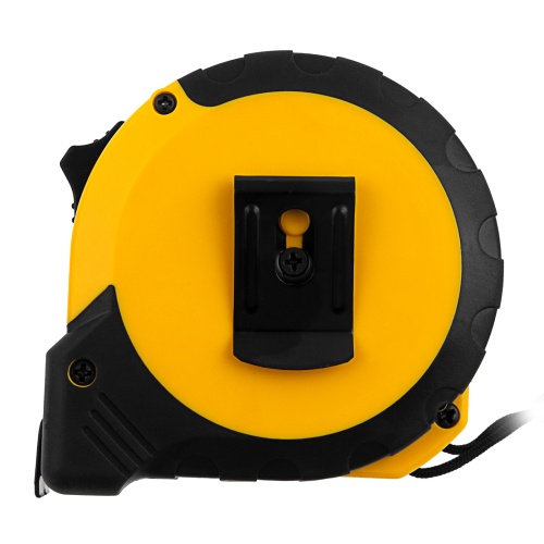 Рулетка 10м х 25мм, двухкомп. корпус, кнопка-пауза Denzel фото 3