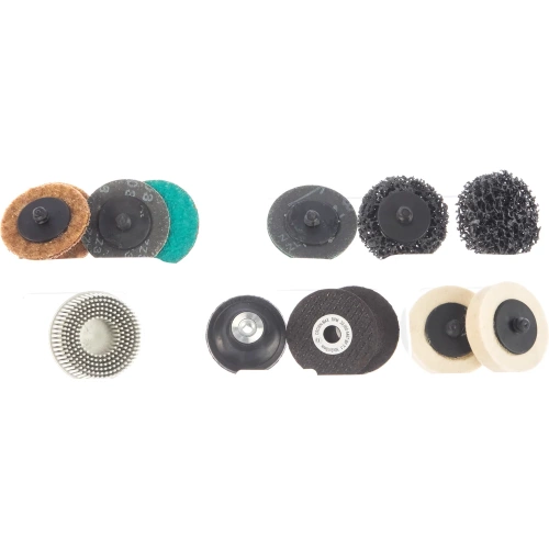 Пневматическая болгарка с комплектом насадок JTC 17 предметов 5005K фото 5