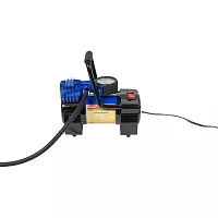 Поршневой компрессор 150PSI 35л/мин, 14А с фонарем и дефлятором, в кейсе 12V MEGAPOWER M-88012