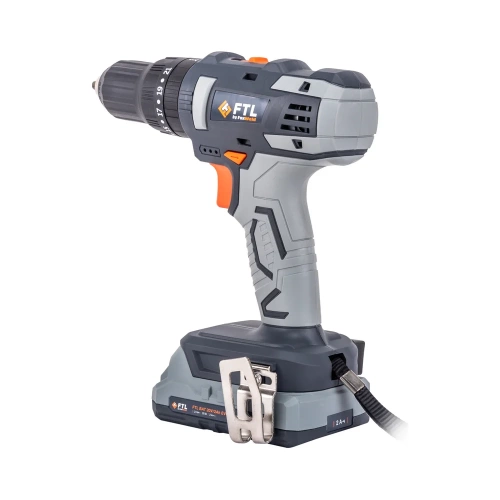 Аккумуляторная ударная дрель-шуруповерт FTL PSR-I 20V EVO, щеточный двигатель, 30 Нм, 20 В, в комплекте 1 АКБ 20 В EVO 2.0 Ач + ЗУ 2.3 А + кейс 8079 фото 6 Аккумуляторная ударная дрель-шуруповерт FTL PSR-I 20V EVO, щеточный двигатель, 30 Нм, 20 В, в комплекте 1 АКБ 20 В EVO 2.0 Ач + ЗУ 2.3 А + кейс 8079 фото 6