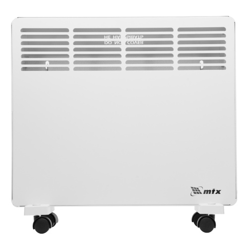 Конвектор электрический КМ-1000.1, 230 В, 1000 Вт, X-образный нагреватель, колеса, термостат MTX фото 3