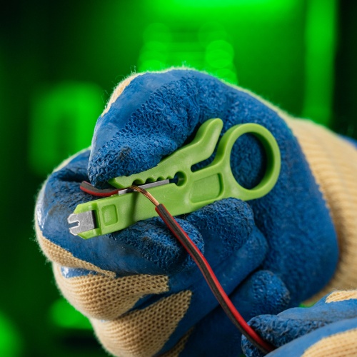 Клещи для обжима телефонных и компьютерных клемм 4P, 6P, 8P, функция обрезания проводов Сибртех фото 15