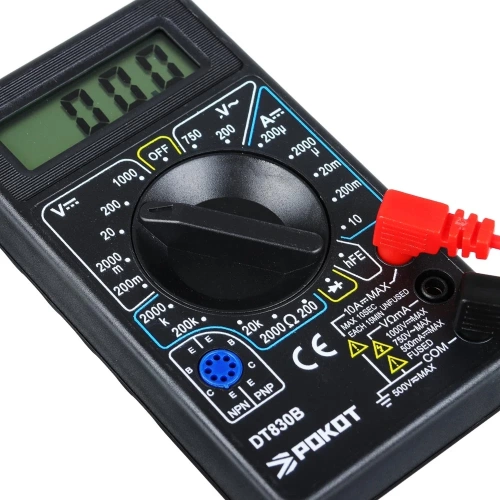 Цифровой мультиметр РОКОТ DT-830В 660-014 фото 4