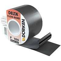 Лента односторонняя Delta Flexx Band F 100 для уплотнительных деталей и проходок 10 м х 100 мм
