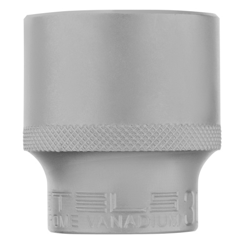 Головка торцевая, 30 мм, двенадцатигранная, CrV, под квадрат 1/2, хромированная Stels фото 3