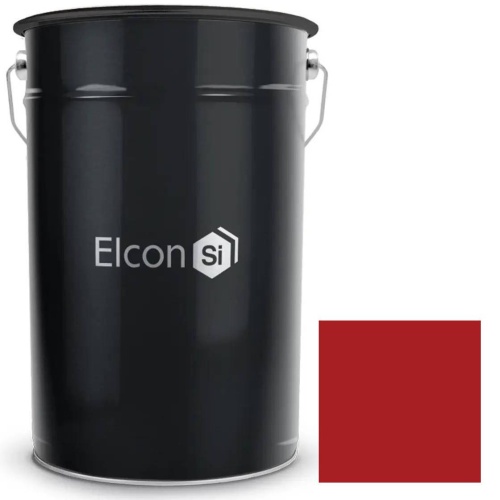 Эмаль термостойкая Elcon Max Therm 700 градусов красно-коричневая 25 кг