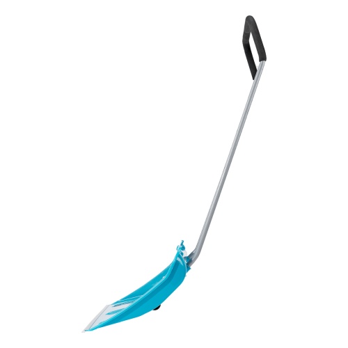 Скрепер для уборки снега, полипропилен, колеса, 750х445х1275 мм, рукоятка с ПВХ, LUXE Palisad фото 3