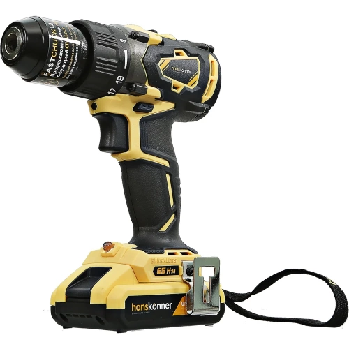 Аккумуляторная дрель-шуруповерт Hanskonner HCD1865BL фото 8 Аккумуляторная дрель-шуруповерт Hanskonner HCD1865BL фото 8