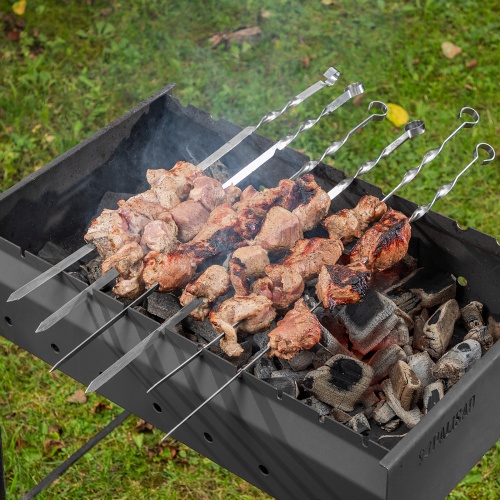 Шампуры с чехлом 60 см, 6 шт, Camping Palisad фото 11