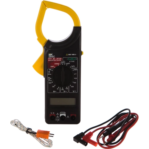 Токоизмерительные клещи IEK Expert 266C TCM-1C-266 278507 фото 3 Токоизмерительные клещи IEK Expert 266C TCM-1C-266 278507 фото 3