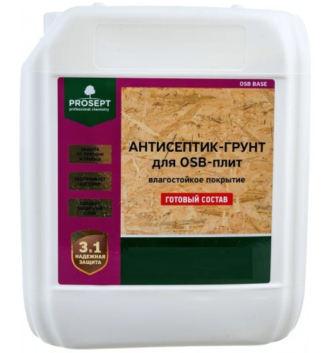 Антисептик-грунт для плит OSB Prosept Osb Base 044-10 10 л