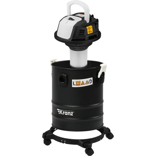 Пылесос строительный KRANZ KR15, 1200Вт, 15л, 4м KR-16-1115 фото 5