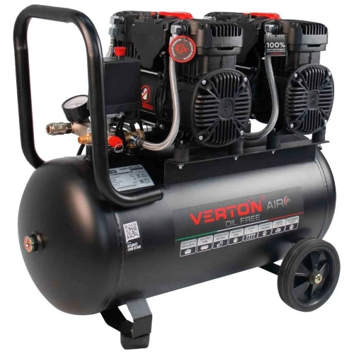 Компрессор VERTON air ac-50/480 230 В, 50 Гц, безмасляный, 480 л/м, 50 л, 8 б, 4 кВт, 2850 об/мин, рапид/быстросъем 01.14019.13925 фото 7 Компрессор VERTON air ac-50/480 230 В, 50 Гц, безмасляный, 480 л/м, 50 л, 8 б, 4 кВт, 2850 об/мин, рапид/быстросъем 01.14019.13925 фото 7