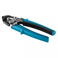 Ножницы по металлу GROSS PIRANHA 190 мм прямой рез, сталь - СrM, двухкомпонентные рукоятки 78357