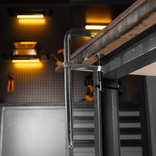 Струбцина F-образная, 120x300мм, кованая Denzel фото 10