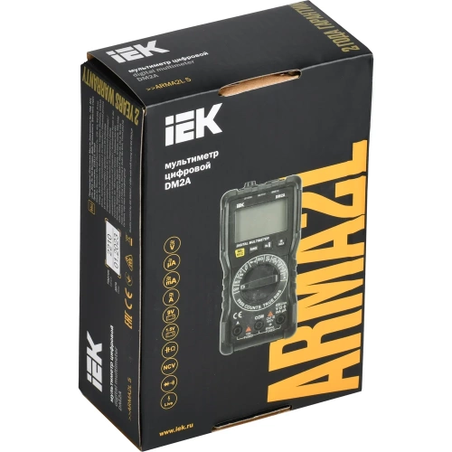 Цифровой мультиметр IEK Arma2l 5 dm2a A2L5-DM11-02 фото 3 Цифровой мультиметр IEK Arma2l 5 dm2a A2L5-DM11-02 фото 3