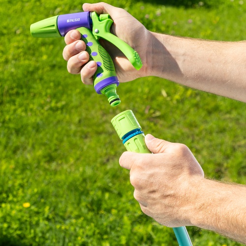 Шланг 4 слойный поливочный 1/2", 50 м Мята, LUXE Palisad фото 8