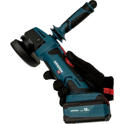 Угловая аккумуляторная шлифмашина Кратон AG18DC-125-OFA SET АКБ 4.0А·ч 3 11 01 082 фото 10 Угловая аккумуляторная шлифмашина Кратон AG18DC-125-OFA SET АКБ 4.0А·ч 3 11 01 082 фото 10