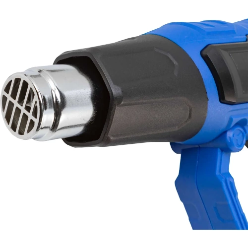 Промышленный электрический фен Forsage с дисплеем и насадками 220в, 50/60гц, 2000вт, 60-600с, 300-500л/мин, класс защиты-двойная изоляция F-HG60-2000LCD(52346) фото 10