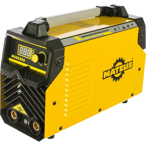 Сварочный инверторный аппарат MATEUS MMA-200 MS08205 Сварочный инверторный аппарат MATEUS MMA-200 MS08205