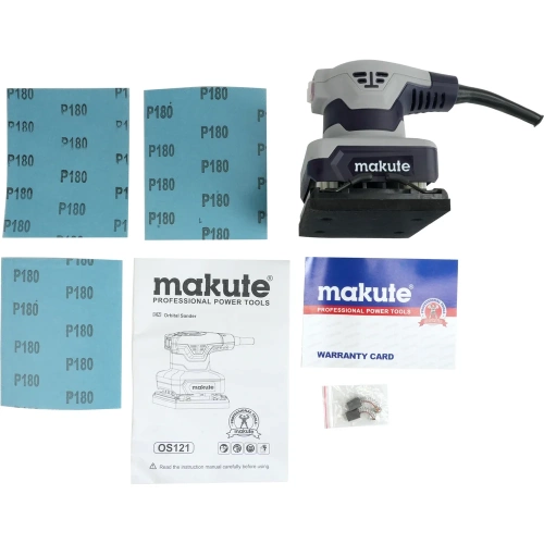 Шлифмашина вибрационная Makute 350Вт, 110x100 мм OS121 фото 4 Шлифмашина вибрационная Makute 350Вт, 110x100 мм OS121 фото 4