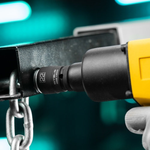 Головка ударная шестигранная, 22 мм, 1/2, CrMo Stels фото 8