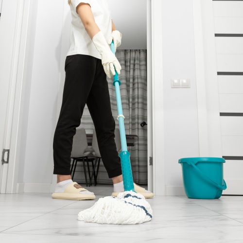 Швабра отжимная скручиванием 120 см, насадка из микрофибры, 120 г, Home Palisad фото 11