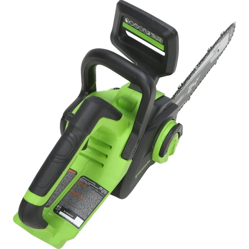Цепная пила аккумуляторная GreenWorks GD24CS30 24V, 30см, бесщеточная, c 1хАКБ 4 Ач c USB и ЗУ 2007007USB4 фото 8 Цепная пила аккумуляторная GreenWorks GD24CS30 24V, 30см, бесщеточная, c 1хАКБ 4 Ач c USB и ЗУ 2007007USB4 фото 8