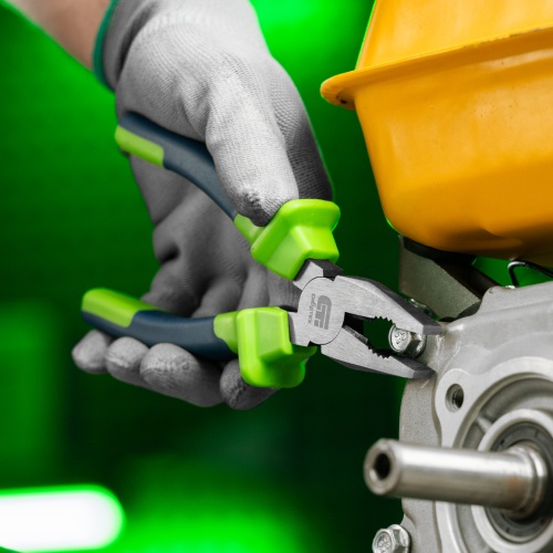 Плоскогубцы комбинированные, 180 мм, двухкомпонентные рукоятки Сибртех фото 11