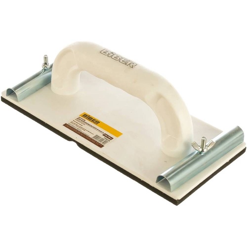 Брусок для шлифовальной бумаги Biber 70854 с винтовым зажимом 100х230 мм Брусок для шлифовальной бумаги Biber 70854 с винтовым зажимом 100х230 мм