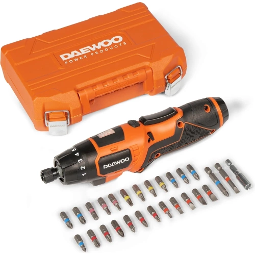 Отвертка аккумуляторная c набором DAEWOO DAA 3620Li PLUS
