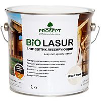 Антисептик лессирующий защитно-декоративный Prosept Bio Lasur 032-2 Белый люкс 2,7 л