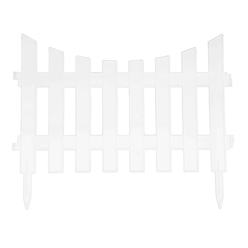 Забор декоративный 36х300 см, белый, Palisad фото 2