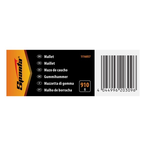 Киянка резиновая, 910 г, черная резина, деревянная рукоятка Sparta фото 7 Киянка резиновая, 910 г, черная резина, деревянная рукоятка Sparta фото 7